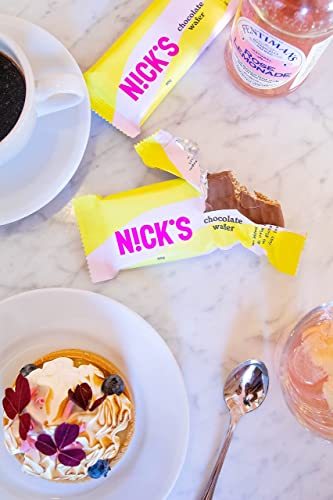 NICKS Riegel Schokolade Wafer, Low carb Waffel Kekse Schokoriegel, 183 Kalorien, Chocolate Snack bar ohne Zuckerzusatz… – Bild 7