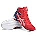 Combat Snearker Wear-Resistant Waterproof,Training Boxing Shoes for Wome Breathable Comfortable,Professional Wrestling Shoes Men Suitable Loose Fashion(Red,8)