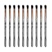 10 pcs MARBLE LONG HANDLE LASH WASH CLEANSER BRUSHES (soft bristles unlike most bulk brushes)
