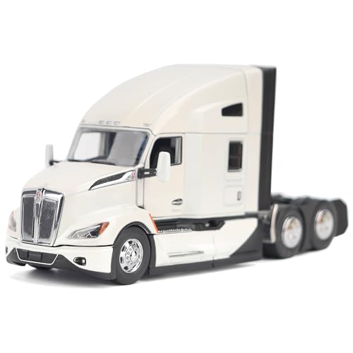Kenworth T680 Diecast Masters 1:50 Pearl White miniatura 2