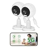 5G/2.4G 屋外/屋内 ペットカメラ、 見守りカメラ、 防犯カメラ、1080P ベビー/高齢者/犬/みまもりカメラ、電話アプリ付き、WiFiベビーモニター、モーション検知、アラームサイレン、カラーナイトビジョン、IP66防水、双方向通話、SD/クラウド、メーカー保証3年、2個パック