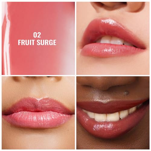 Oulac Pink Nude Lipstick, Moisturizing Lipstick Tinted Lip Balm for Dry Lips Hydrating Creamy Lip Crayon & Blush - Image 3
