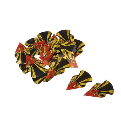 drburpily - drburpily Ailettes de rechange pour fléchettes, forme poire, standard, en vrac, rigidité accrue, PET durable, pour la fabrication de fléchettes DIY, 1 lot 20 pièces, Tapez J