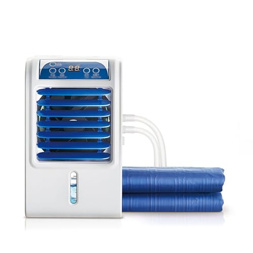 Kngiybo Coprimaterasso Con Raffreddamento Ad Acqua Breeze, Sistema Di Raffreddamento Del Letto Liscio, Telecomando, Coprimaterasso Idroraffreddato, Funzionamento Silenzioso Pe(Size:Letto matrimoniale)