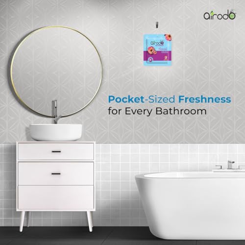 Image of Airodo Automatic Air Freshener Automizer Refill (Oceanic & Cool 235ml) + Pocket Gel Mix - 40g (Assorted 2 Floral and 2 Cirtus fragrances)| For Home & Office | Long Lasting Fragrance