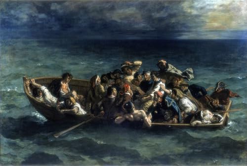Tableau Don Juan Delacroix impression toile SERENDIPITP 60x90cm