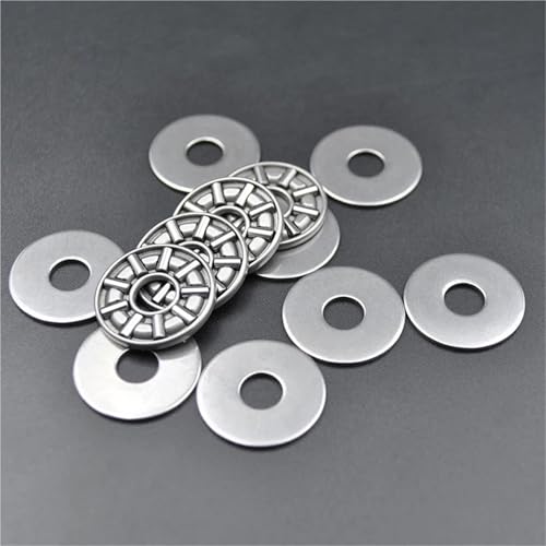 Roulement à aiguilles AXK0619 6x9x4 mm contre l'usure axiale des arbres rotatifs miniatures - Lot de 100