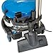 Global Industrial Commercial HEPA Canister Vacuum with Tool Kit, Stainless Steel, 4 Gallon Capacity, 90 CFM, 120V, 26'L Power Cord, Lightweight & Quiet 78 dB