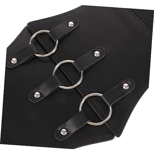 BESPORTBLE Elastic Wide Women Leather Corset Waist Belt Comfortable Renaissance Style Waistband for Dress and Shirt Fashion Accessory to Enhance Curves and Support Bust4