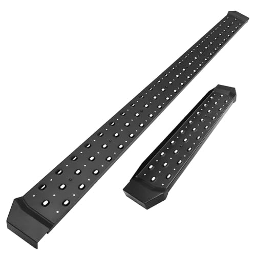 TAC 6.5” Rattler Steel Running Boards Fit 2012-2021 Nissan NV 1500/2500/3500 Van (Full Size) Utility Black Side Step Nerf Bars Side Bars Rock Panel Off Road Exterior Accessories (2 PCS Running Boards)