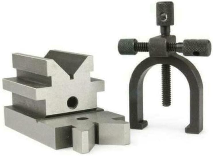 PRECISION V BLOCK 3-5/8 x 1-7/8 x 1-7/8 INCH ALL ANGLE GRINDING MILLING DRILLING.