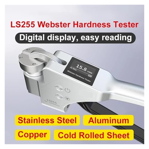 Medidor digital de dureza de aluminio con pantalla transparente Webster de alta precisión 3
