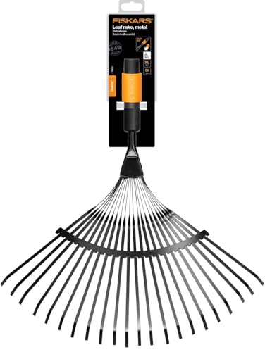 Rastrillo hojas Fiskars QuikFit 43 cm negro/naranja miniatura 5