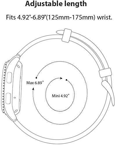 Wollpo Gear S2 Watch Band, 20Mm Premium Leather Bands With Bukle Spring Bar Replacement Watch Band For Samsung Gear S2 Classic, Watch 42Mm / Active 2 40Mm 44Mm Smartwatch (Brown) #TOP4