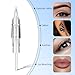 ATOMUS 10pcs Eyebrow Tattoo Cartridge Needles Disposable Permanent Makeup Tattoo Needles for Eyebrow Eyeliner Tattoo Machine (5R)