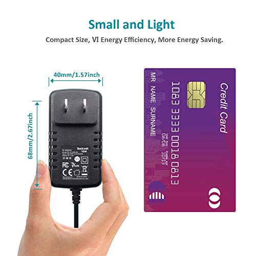 image for Basicvolt 5V 3A 3000mA Universal AC Power Supply Cord Plug Charger Ada
