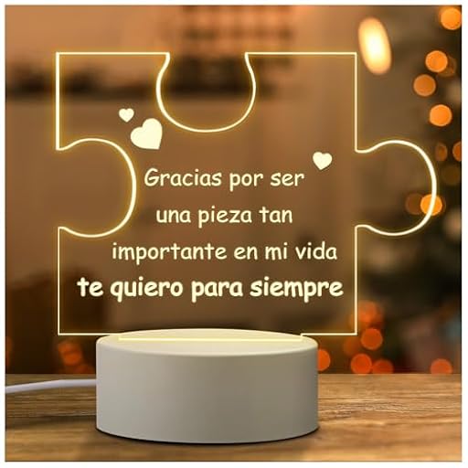 Coldbling Regalos San Valentin Mujer Hombre - Amor Lampara Regalo Aniversario Novio Novia Pareja Navidad, Luz Nocturna Regalos Romanticos Enamorados Cumpleaños Boda Originales para Mujers Hombres | Ya disponible en tu tienda friki favorita! En mundofriki.es!