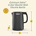 Cuisinart Soho 1 Liter Double Wall Electric Kettle, Black
