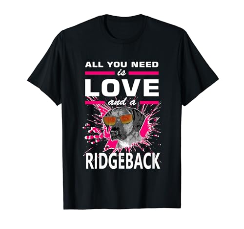 Camiseta Rhodesian Ridgeback | Love and a Ridgeback Hoodie Camiseta