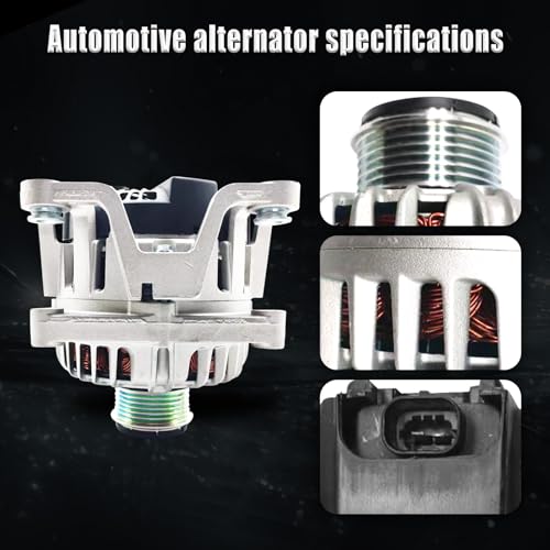 Alternator Compatible with Cruze L4 1.8L 2011-2016, Alternator replacement for 11560N, 11560, 13573791, 13577411, 13588298, 23247389, 95939943, 201115062818, 210513200805
