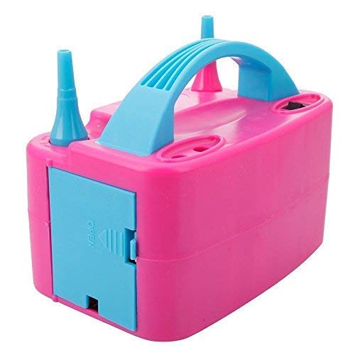 Image of Rozi Decoration Electric Air Pump for Balloon Inflating (Pink)