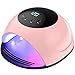 Produktbild Nageltrockner, MELOPHY 84W LED/UV Lampe für Gelnägel, 10/30/60/120s Timer, Nagellampe mit Infrarot Sensor für Zuhause/Nagelstudio, Ideal als Geschenk für Geburtstag/Weihnachten/Neusjahr/Valentingstag