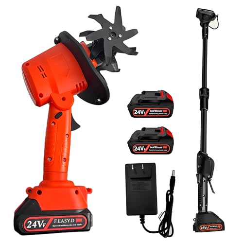 24V Cordless Electric Tiller Powerful Garden Culti