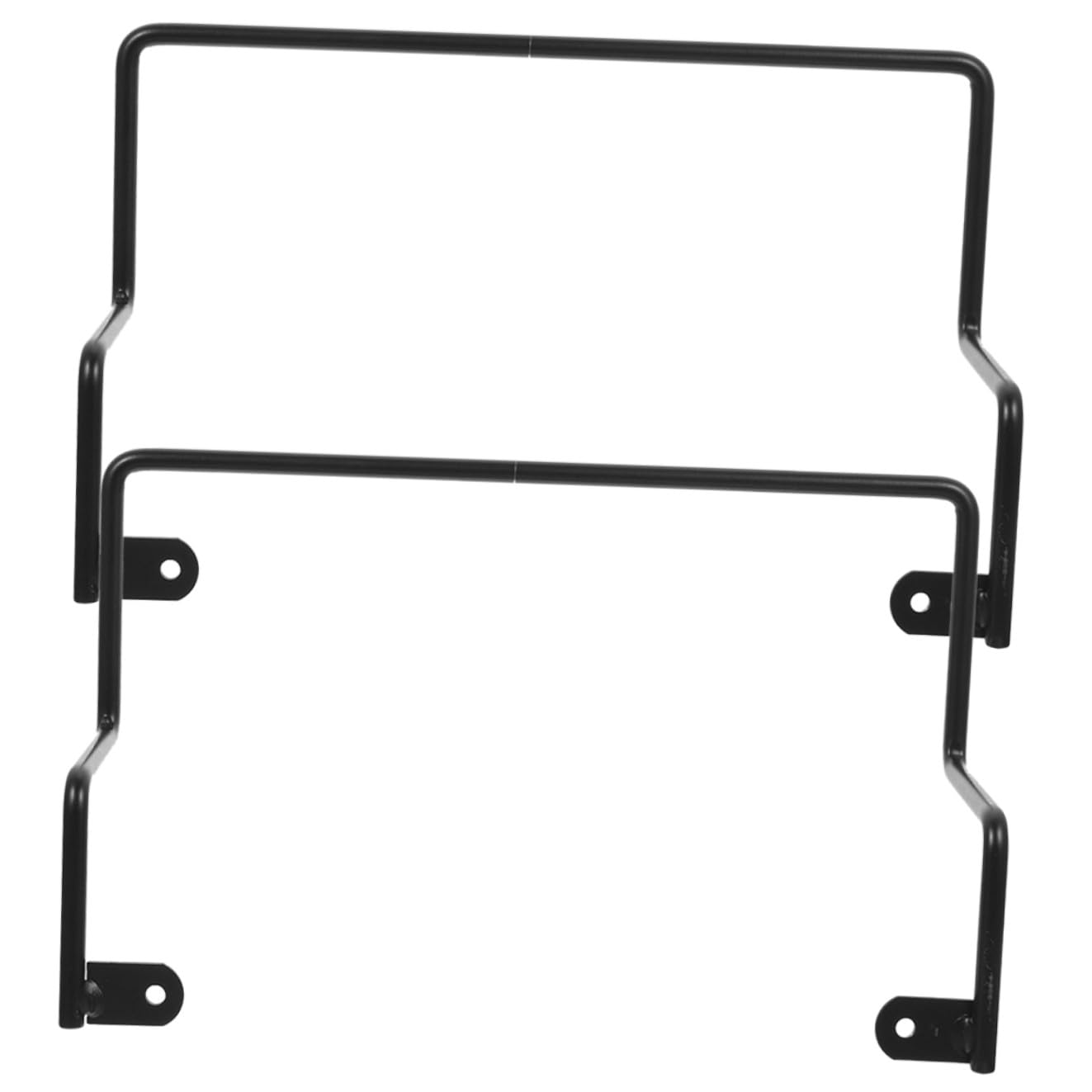 Tope Deslizante para Colchón 2 Piezas Hierro Negro | Estructura de Cama y Colchón, Antideslizante Resistente, Repuesto de Herrajes