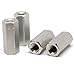 Produktbild Gewindemuffe Sechskant Verbindungsmutter Langmutter Distanzmutter Edelstahl V2A A2 (M10 x 40mm x 4 Stück)