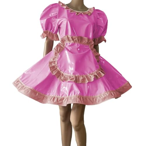 Vestido manga corta cuello redondo para mujer disfraz cosplay a medida