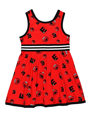 Isaac Mizrahi Loves Sesame Street Elmo Baby Toddler Fit and Flare Soft Dress2
