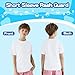 Hotfiary Boys Short Sleeve Rash Guard UPF50+ Swim Shirt Quick Dry Water Sun Neon Athletic Shirts for Girls Kids Youth 5-14 Y