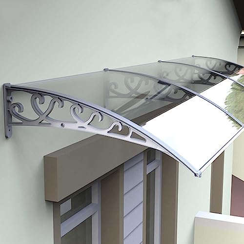 Protection solaire auvent extérieur transparent anti-UV pour toit de terrasse et balcon