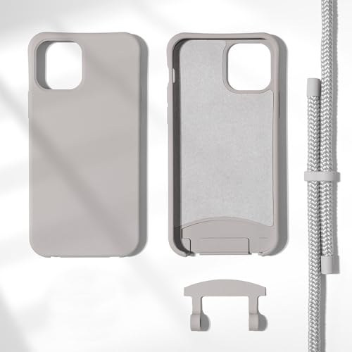 Étui de téléphone détachable pour iPhone XS et X évitant les chutes avec lanière