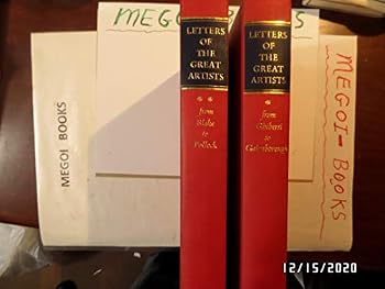 Hardcover Letters of the Great Artists (2 Volume Set) Book