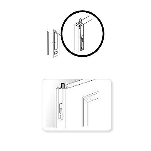 Spülen Sie Bolzen Türschloss Poliert Chrom 150mm Folie Hebelwirkung für Doppeltüren