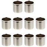 Porte-bougies en métal : fabriqués dans un matériau adapté et pratique, ces porte-bougies sont également parfaits comme accessoires pour la création de bougies DIY ou comme centre de table