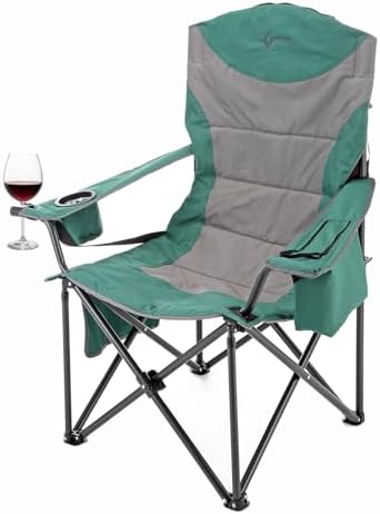 Amazon.com : ARROWHEAD OUTDOOR XXL Folding Padded Camping Chair w/Cup
