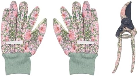 The Leonardo Collection William Morris Pimpernel Garden Tools Set for Gardening | Gardening Tool Kit for Women and Men | Garden Tools