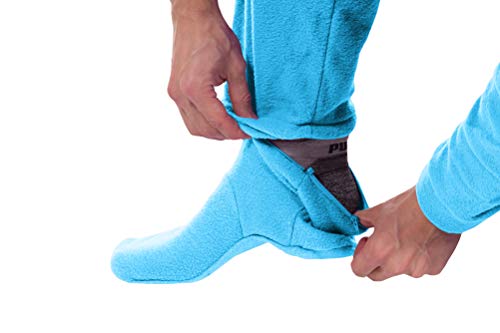 Image of Forever Lazy Footed Adult Onesies, One-Piece Pajama Jumpsuits for Men and Women, Unisex. with Detachable Feet.