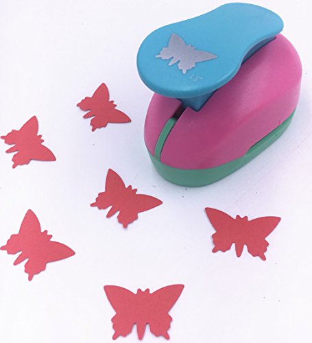 TECH-P Creative Life Shape Size 1.5- Inch(3.8cm) Multi-Pattern Hand Press Album Cards Paper