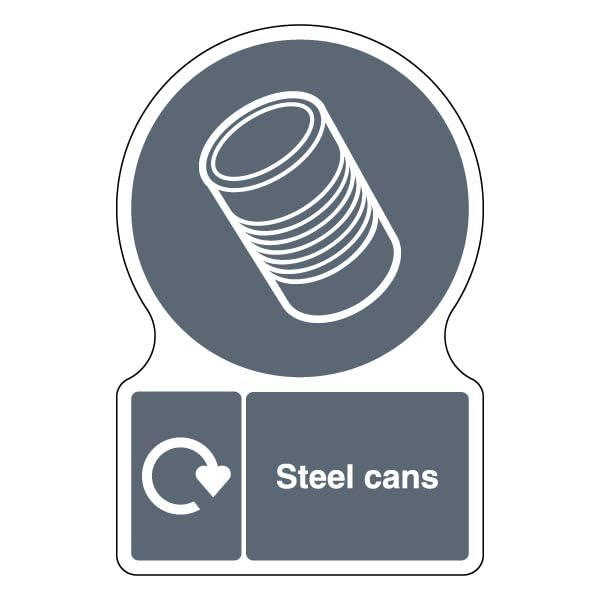 Panneau de sécurité en plastique rigide 2 mm pour canettes d'acier WRAP