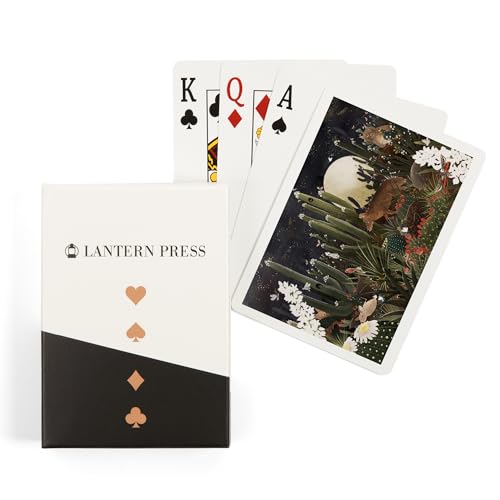 Lantern Press Desert After Dark, 52 cartas Póker adultas