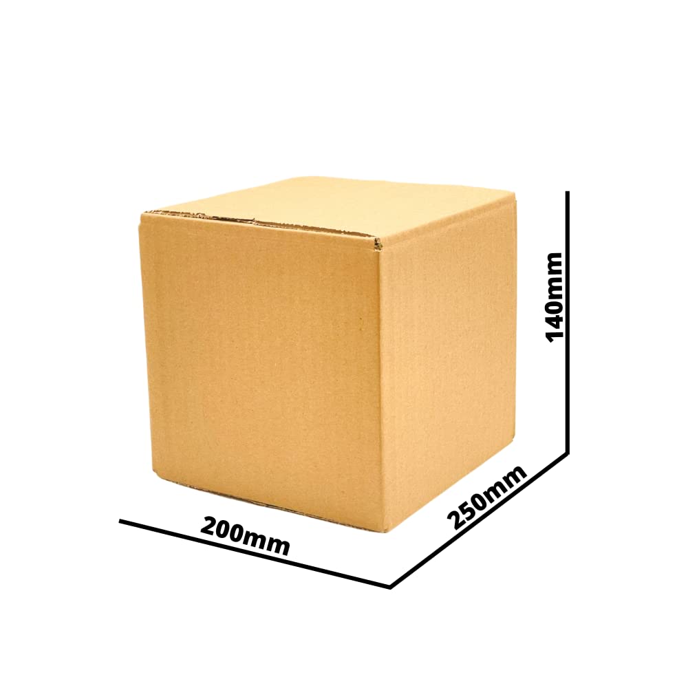 1000x Faltkartons Verpackungen Schachtel Kisten 1-wellig 250 x 200 x 140 mm