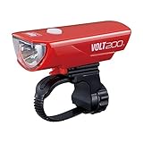 キャットアイ(CAT EYE) LEDヘッドライト [VOLT200] USB充電 レッド HL-EL151RC 自転車 小