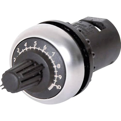 Potentiomètre rotatif Eaton M22-R10K mono 10k pour commande de vitesse et variateur 0.5W
