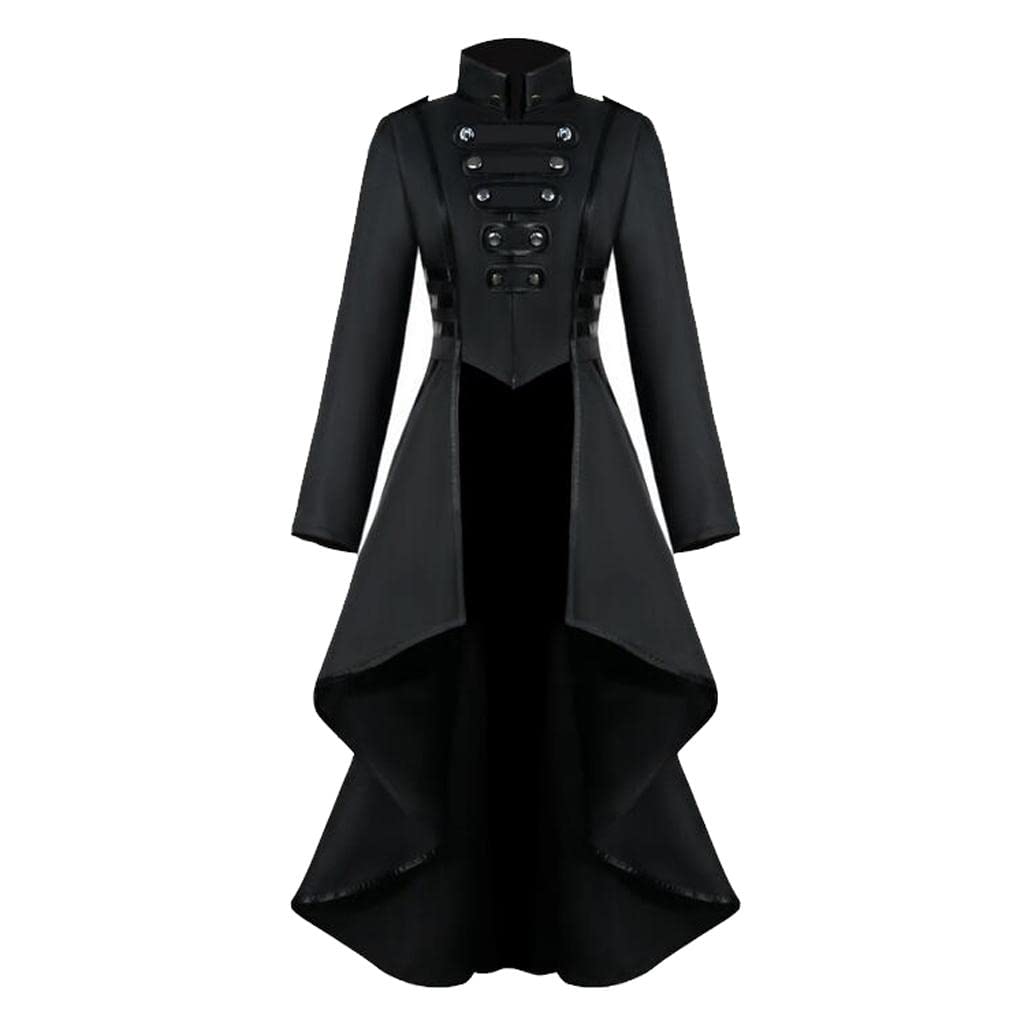 myaddiction Retro Style Victorian Gothic Coat Jacket Medieval Tailcoat Outerwear L Clothing Shoes & Accessories | Womens Clothing | Coats & Jackets-picture-28