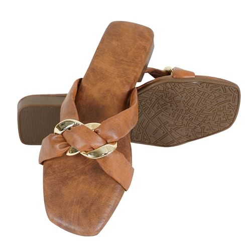 Image of DFR Women Casual Cushioned Flat Slippers Woman