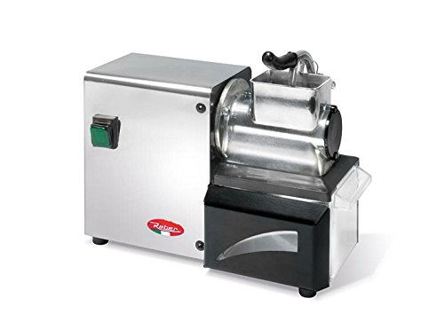 GBSHOP Grattugia Elettrica N.3 in Acciaio Inossidabile Grigio Argento