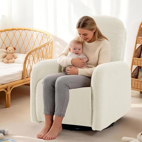 Image of 270 Swivel Rocker Electric Recliner Chair, Lady's Recliner for Nursing